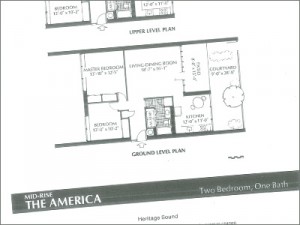 America mid-rise floorplan